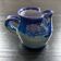 Small blue pitcher