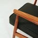 Mid Century Lounge Chair by M. Zieliński, Poland 1960, Olive Wool