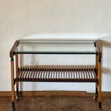 Coffee table on wheels