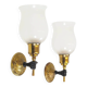 Paire de lampes murales 'torche' dans le style de Maison Jansen