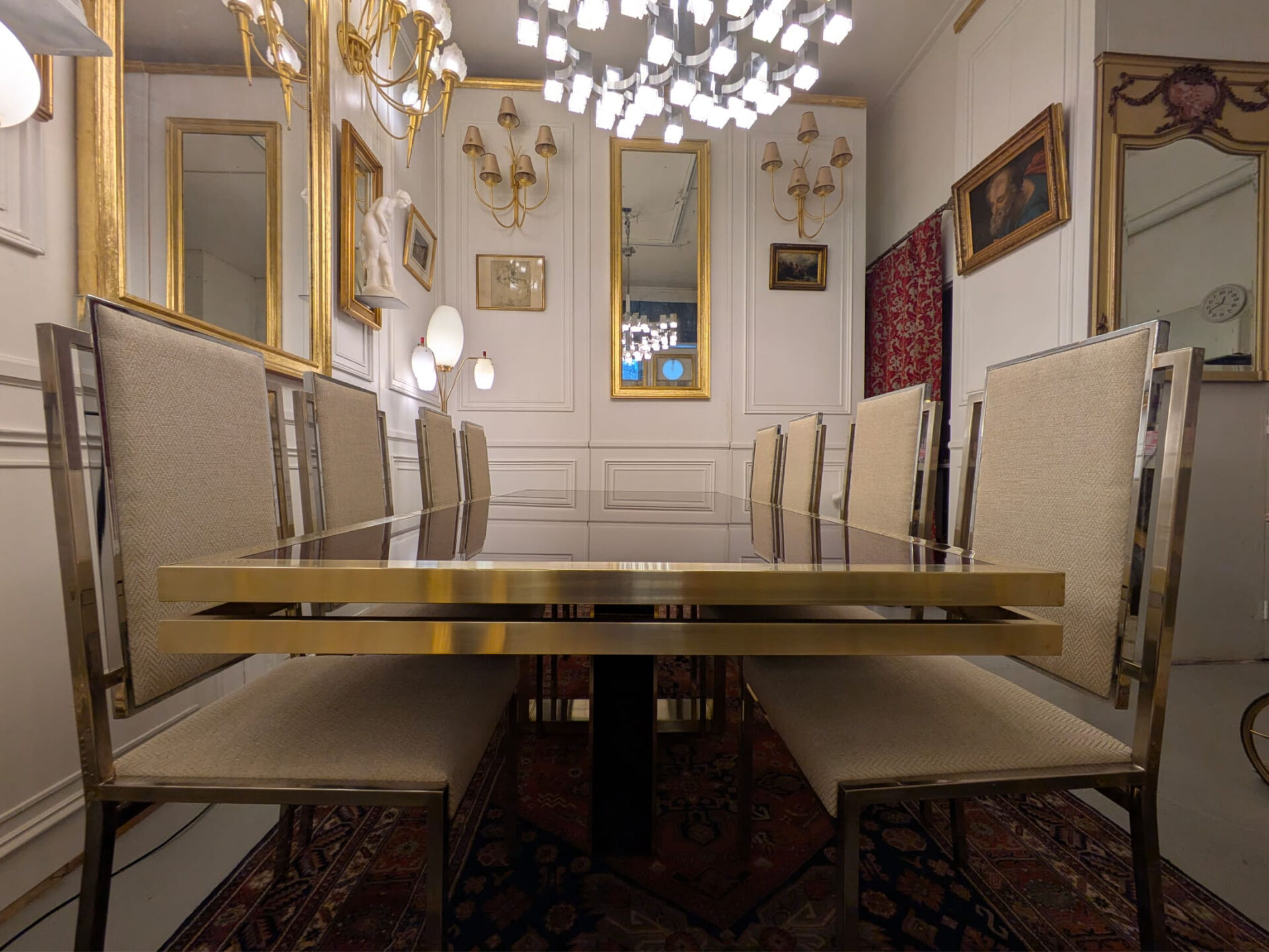 Table de salle à manger/d'entrée Sinopoli années 1970