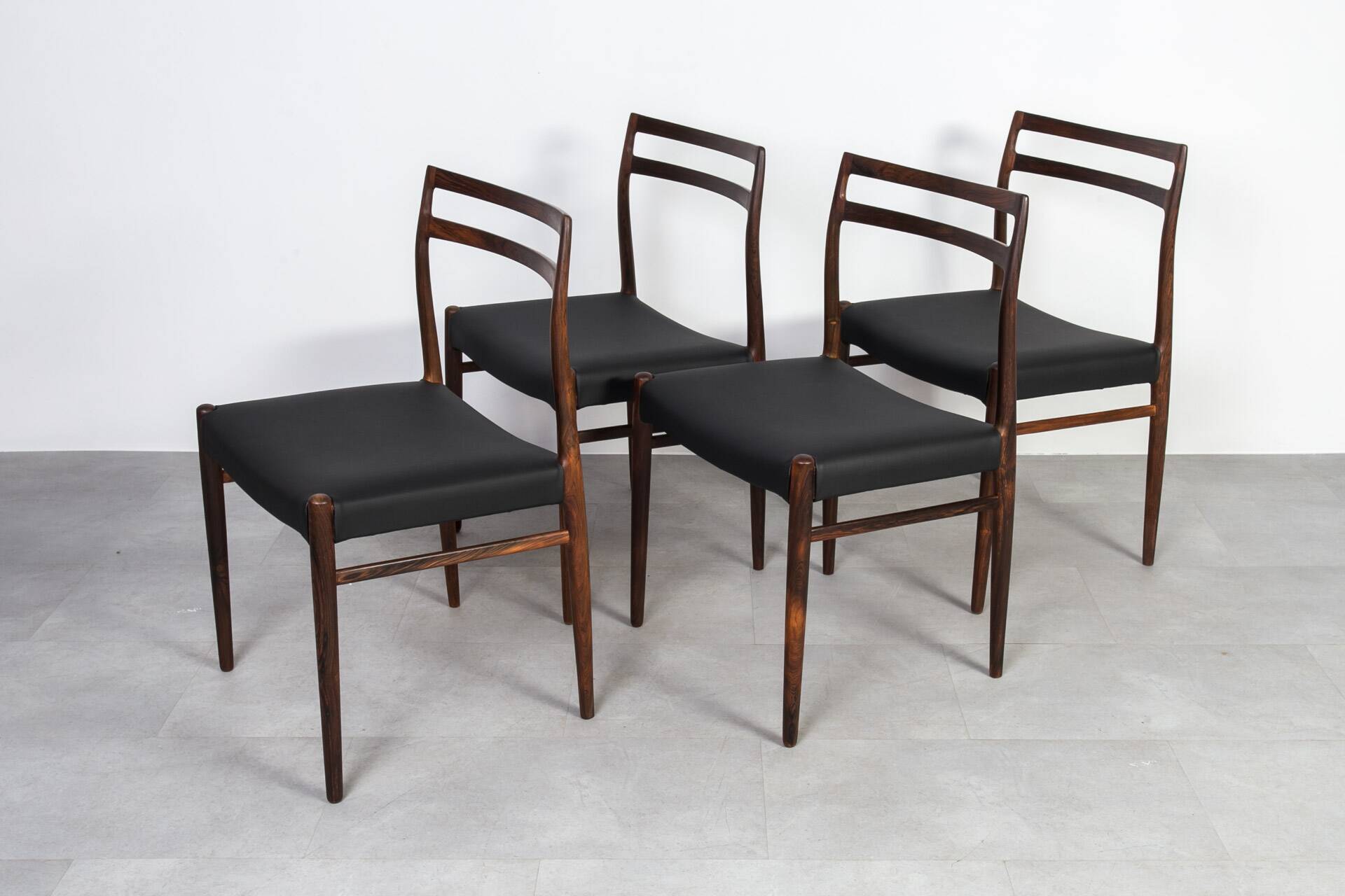 Vintage Dining Chairs by Alf Aarseth for Gustav Bahus, 1960s, Set of 10