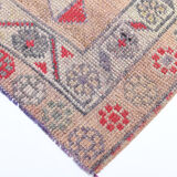 3x10 Turkish vintage runner rug, 80x292cm