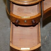 Military Campaign Kidney Desk Regency by Gillow's of Lancaster with Brass Gallery