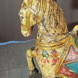 Old horse with wheels