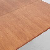 Scandinavian teak desk with 2 flaps