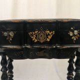 Napoleon III worker in blackened wood gilded