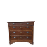 Oak chest of drawers