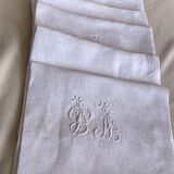 Set of very large linen towel