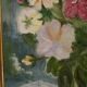 Original Oil on Canvas – “Large Bouquet” by JJ – Signed, Framed 65 × 77 cm