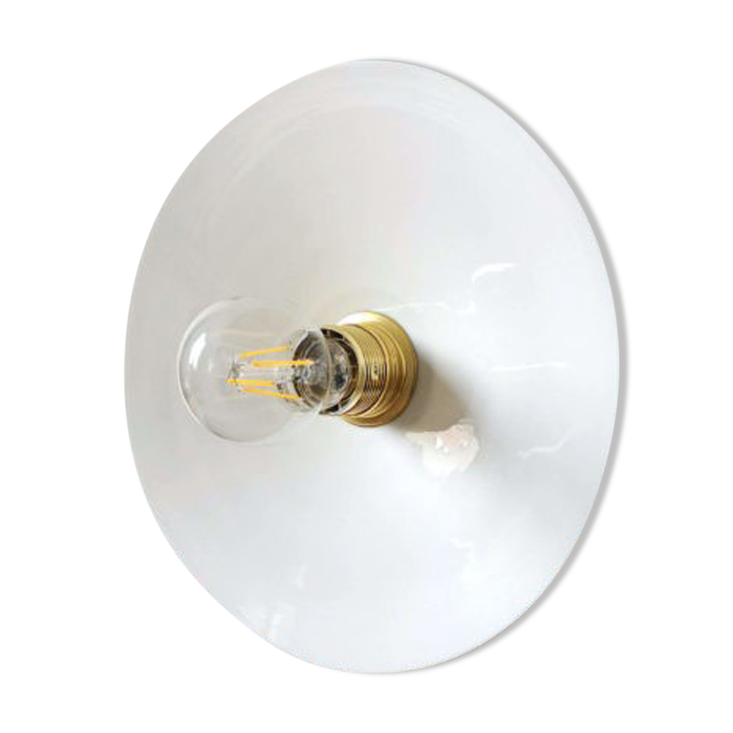 Opaline wall lamp