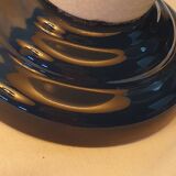 Set 2 lampes de table vintage Français Chatain 68 cm bleu