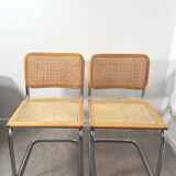 Pair of Cesca Marcel b32 Breuer chair Made in Italy