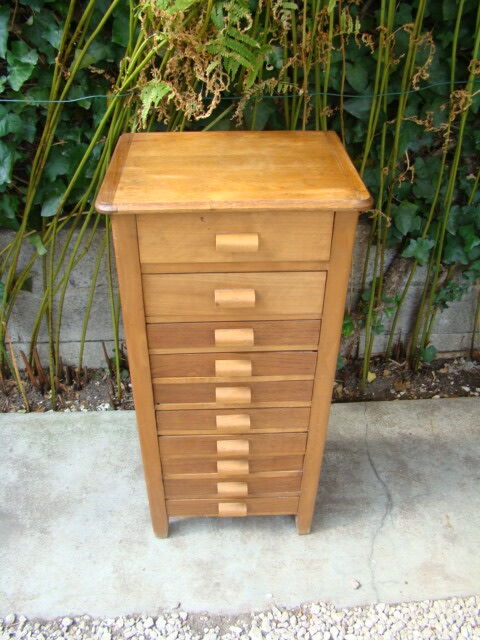 Multi-drawer antique oak craft furniture