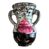 Petit vase Vallauris marron