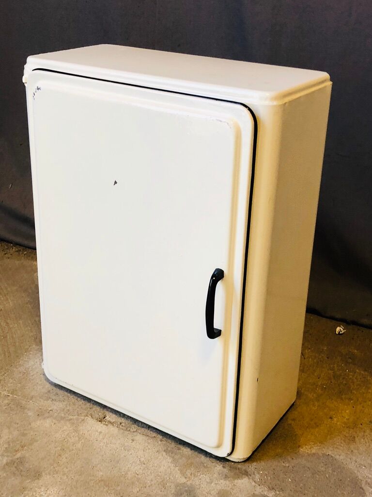 White medical cabinet