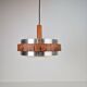 Vintage Scandinavian Pendant Lamp in Teak, 1960s