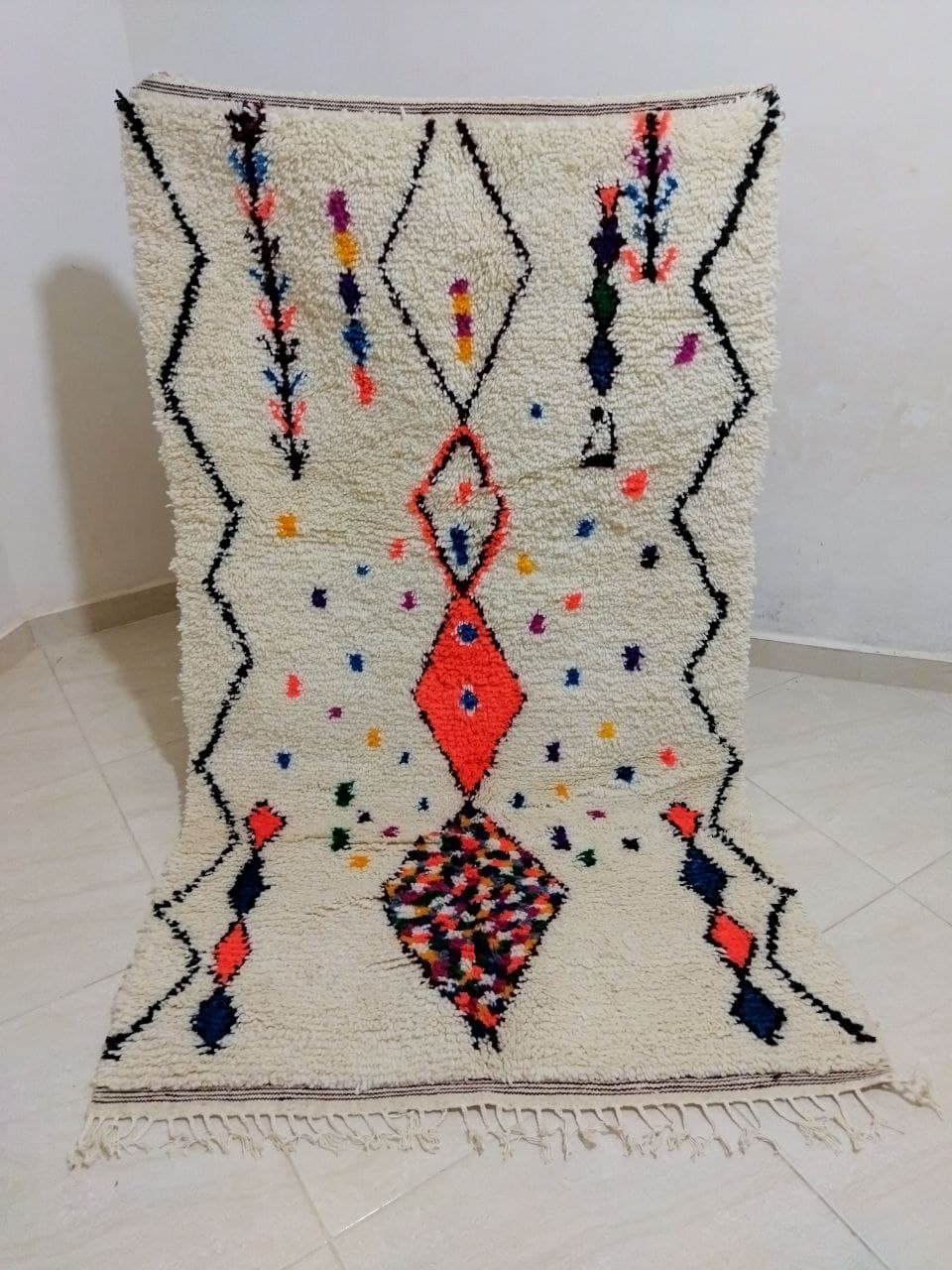 Colorful berber carpet 170 x 100 cm