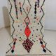 Tapis berbère coloré 170 x 100 cm