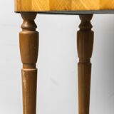 Pair of bedside tables with marble top 1950s vintage modernism