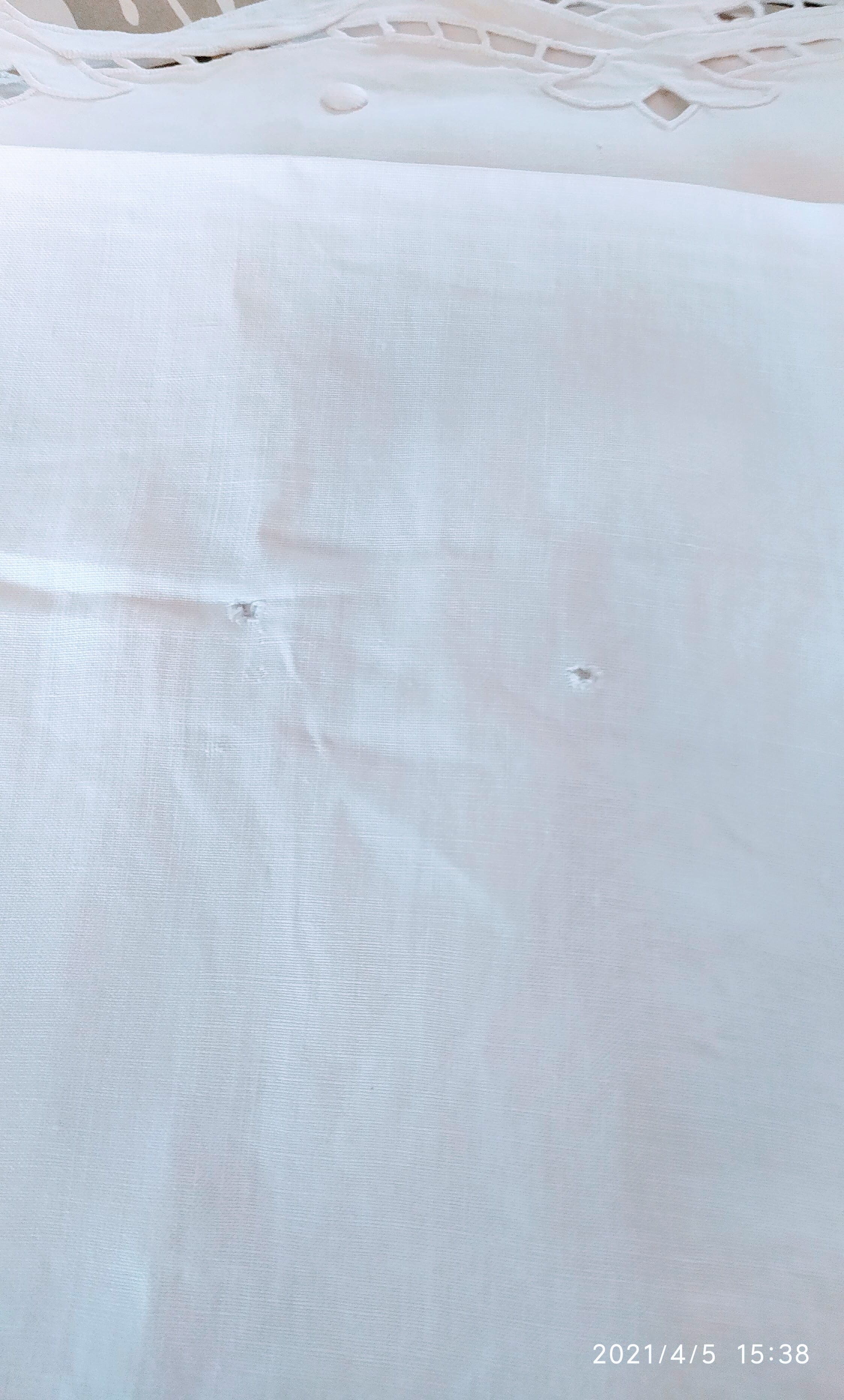 Set 2 old pillowcases