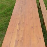 Farm table and bench