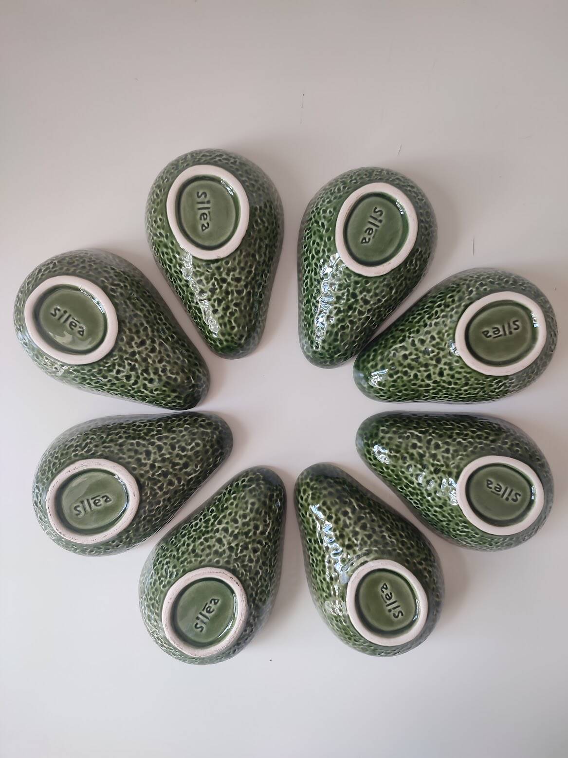 Lot coupelles barbotine avocat