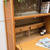 Secrétaire en chêne vintage