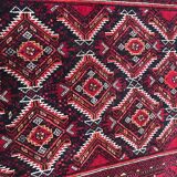 Vintage Afghan handmade rug - 100x183 cm