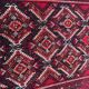 Vintage Afghan handmade rug - 100x183 cm