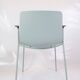 Set Of 6 Pato Chairs Lacquered In Blue With Black Armrests By Hee Willing & Ludvik For Fritz Hansen