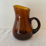 Selency amber decanter x Monoprix Croisé Laroche