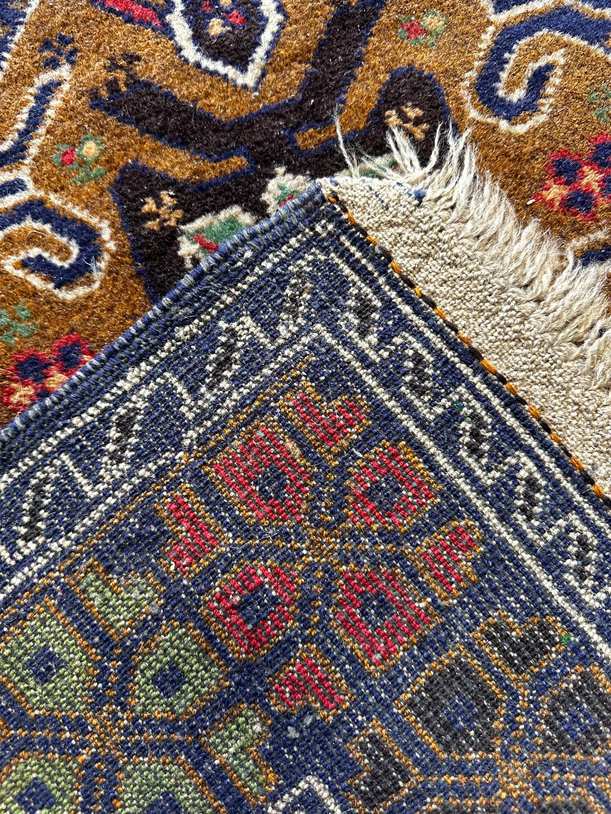 Handmade oriental rug 160cm x 90cm
