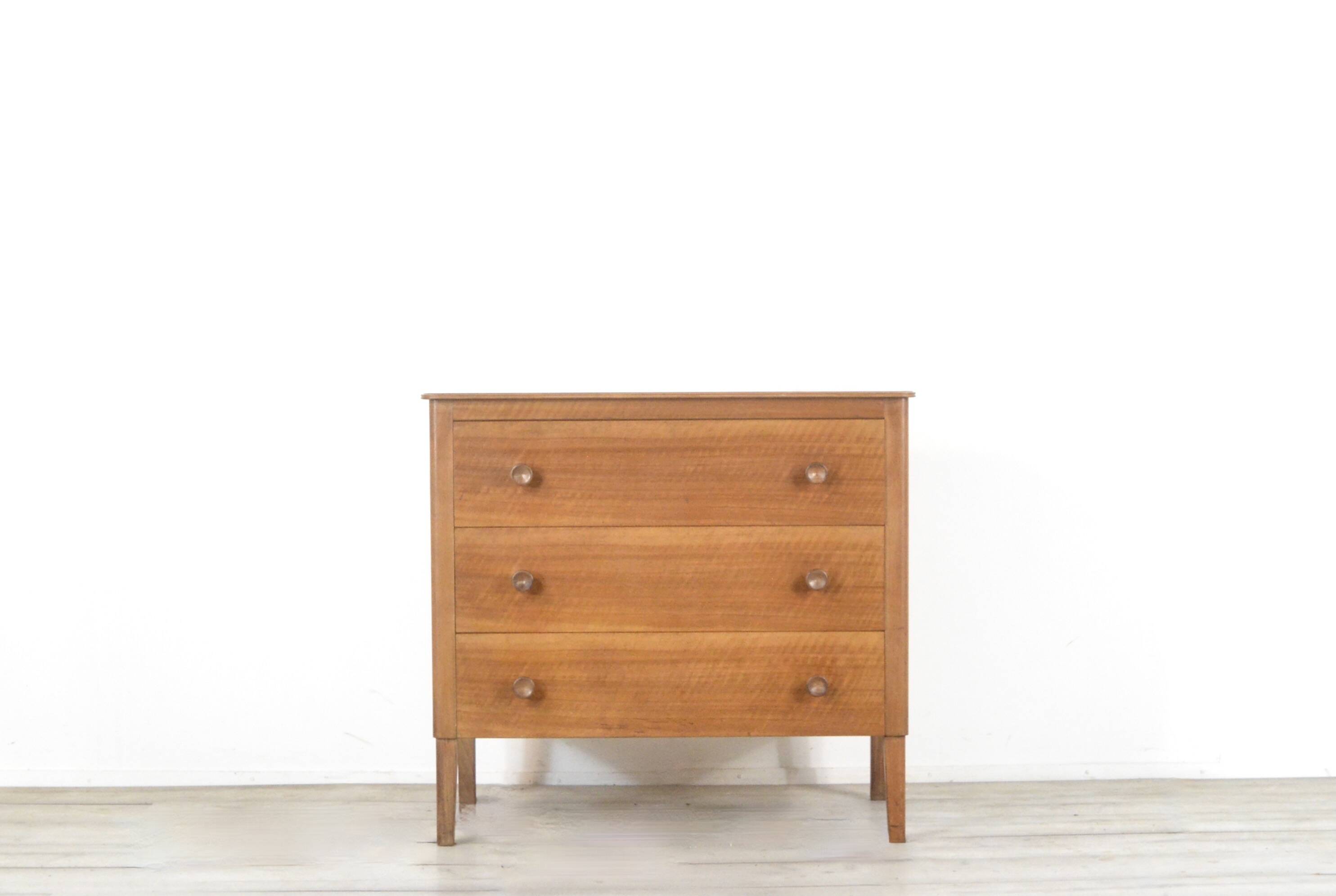 Midcentury Walnut Chest Of Drawers By Gordon Russell.