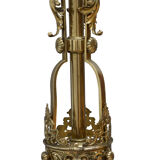 Victorian Brass Floor Standard Lamp par R. W. Winfield, Birmingham