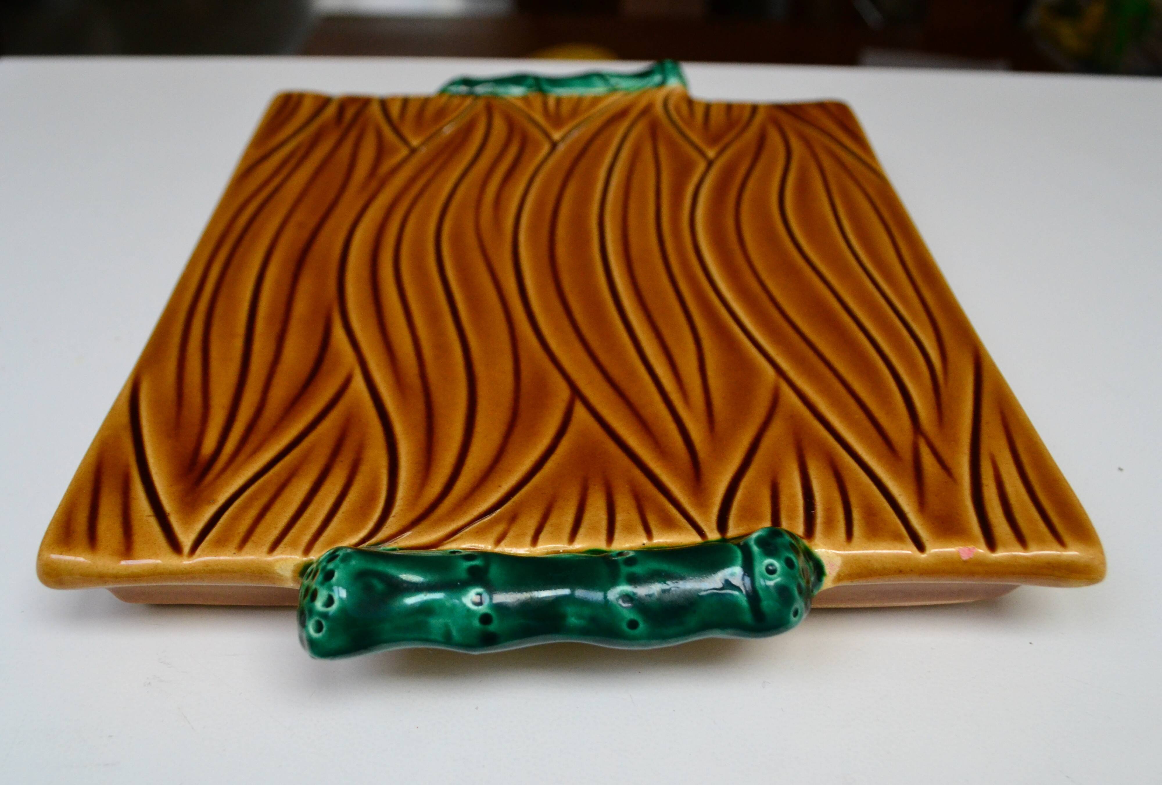 Vallauris earthenware dish, created by Albert Ferlay in the 1960s