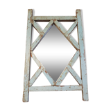 Miroir claustras en teck birman 49x80cm
