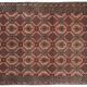 Vintage Turkish rug from Oushak, hand-woven 131x202 cm