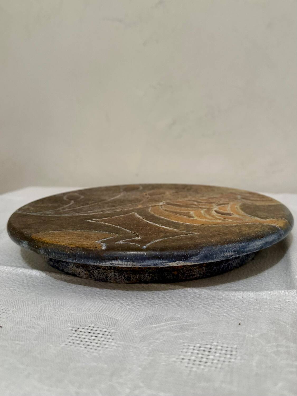 Ceramic plate by Bernard Buffat