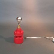 Lampe en bois moderniste 1940/1950.