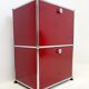 USM Haller "Ruby Red" – Side table (as new condition)