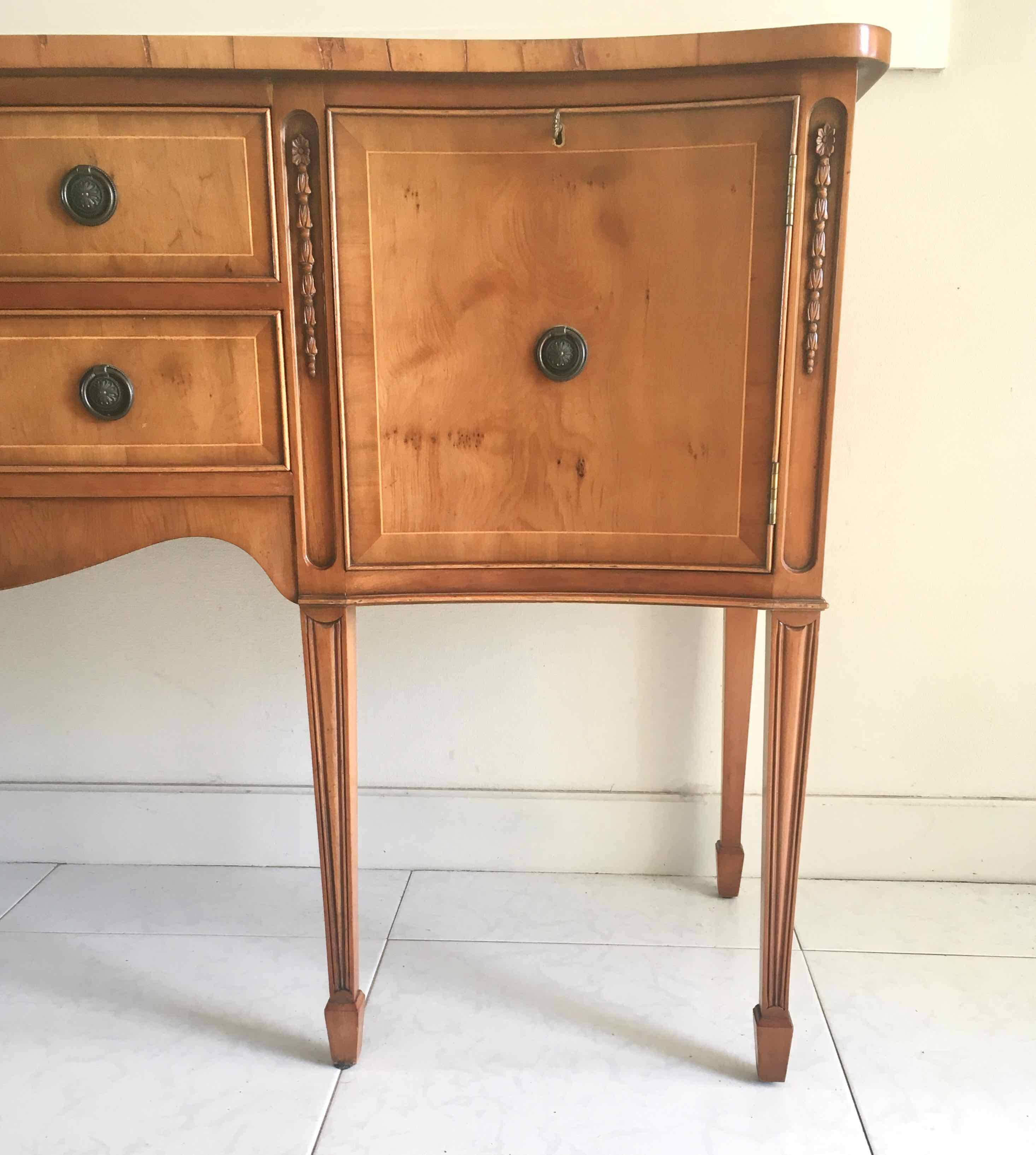 1950s English buffet signed Jaycee Furniture