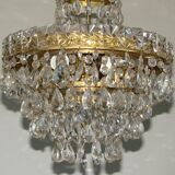 Crystal chandelier cascade, 1960s