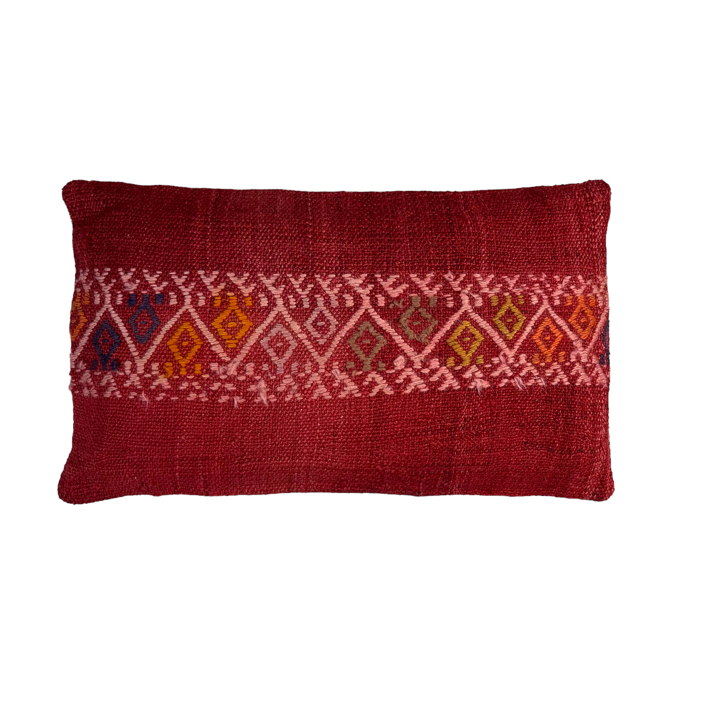 Vintage turkish kilim cushion cover 30x50cm