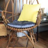 Fauteuil en rotin et bambou