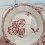 6 assiettes plates Choisy Leroy