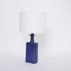 Danish midcentury ceramic table lamp by Atelier Knabstrup