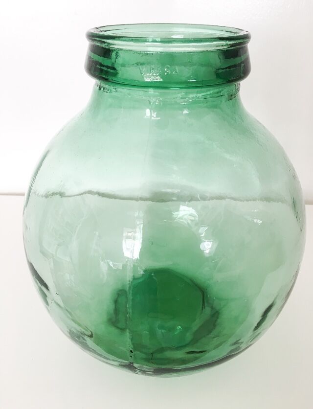 Bonbonne ronde verte