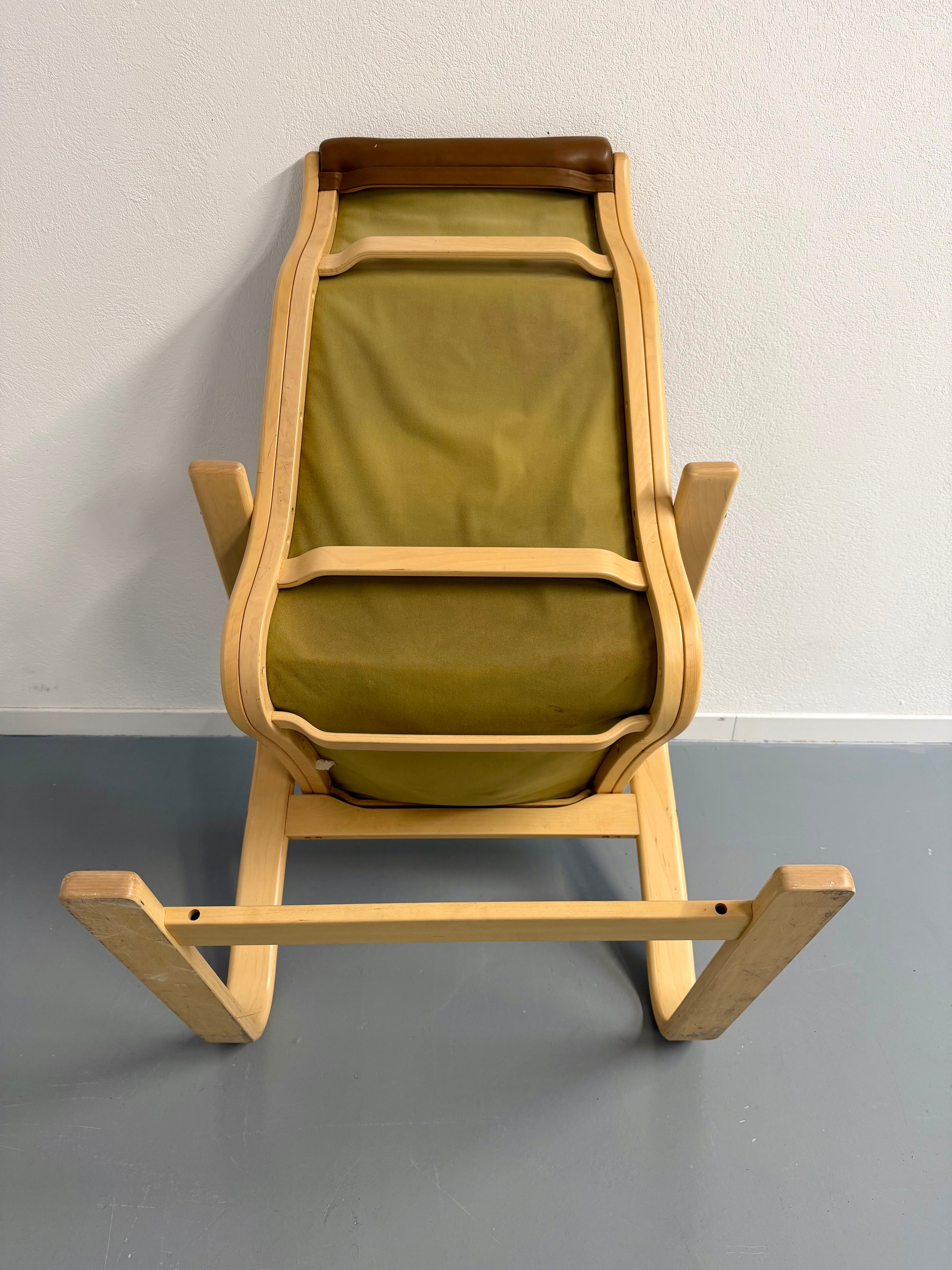 Vintage Swedish lounge chair designed by Yngve Ekström from the 1970s.