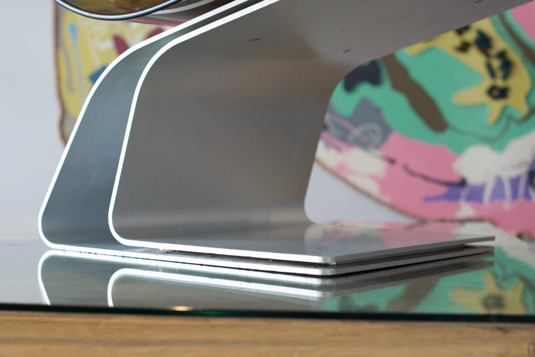 Saint Gobain glass armchair house Jansen 1965